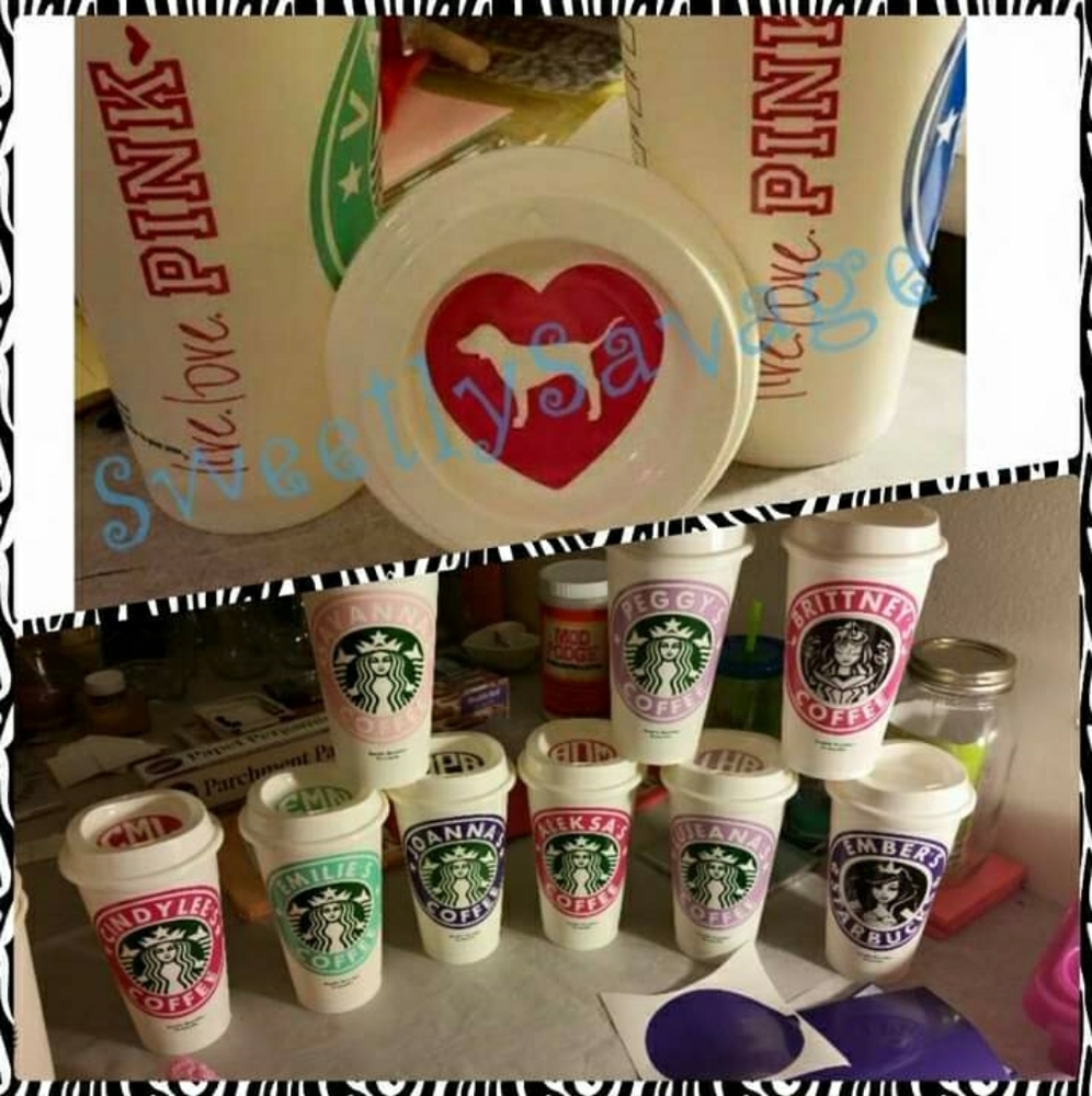 Custom Starbucks resuable Coffee Cup - Picture 7 of 7